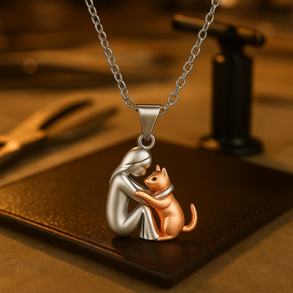 Elegant Embrace Pendant Necklace – Stylish Jewelry