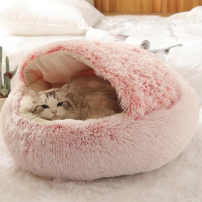Comfortable Pet Cave Bed for Dogs and Cats of Any Size