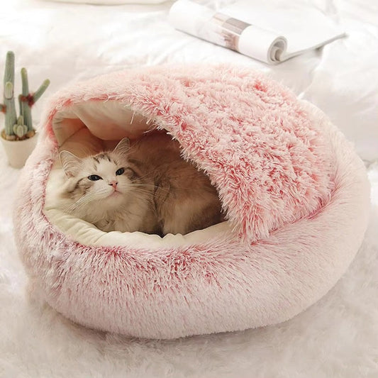 Comfortable Pet Cave Bed for Dogs and Cats of Any Size