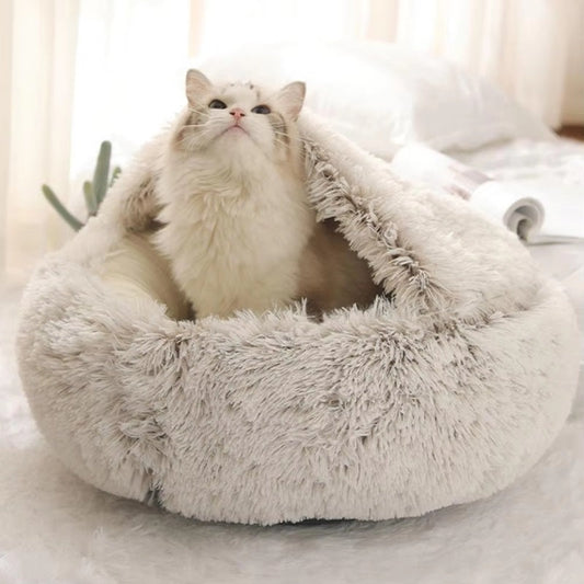 Enclosed Cave-Style Cozy Beds for Dogs
