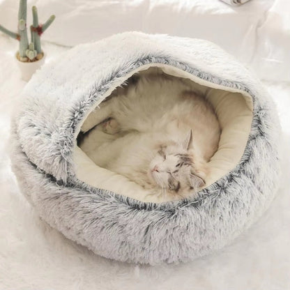 Comfortable Pet Cave Bed for Dogs and Cats of Any Size
