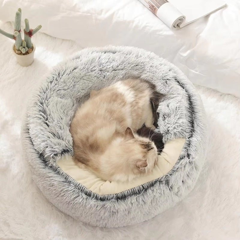 Comfortable Pet Cave Bed for Dogs and Cats of Any Size