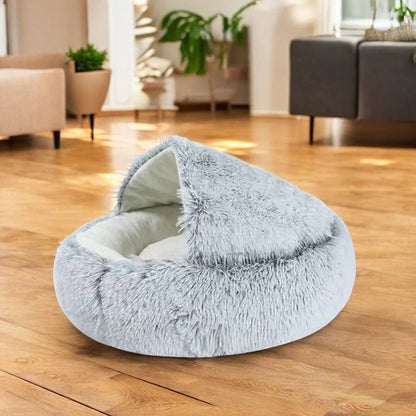 Comfortable Pet Cave Bed for Dogs and Cats of Any Size