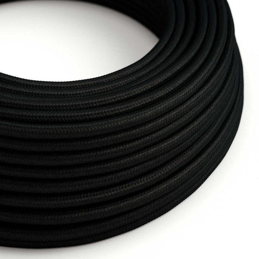 Black Viscose Fabric Cord