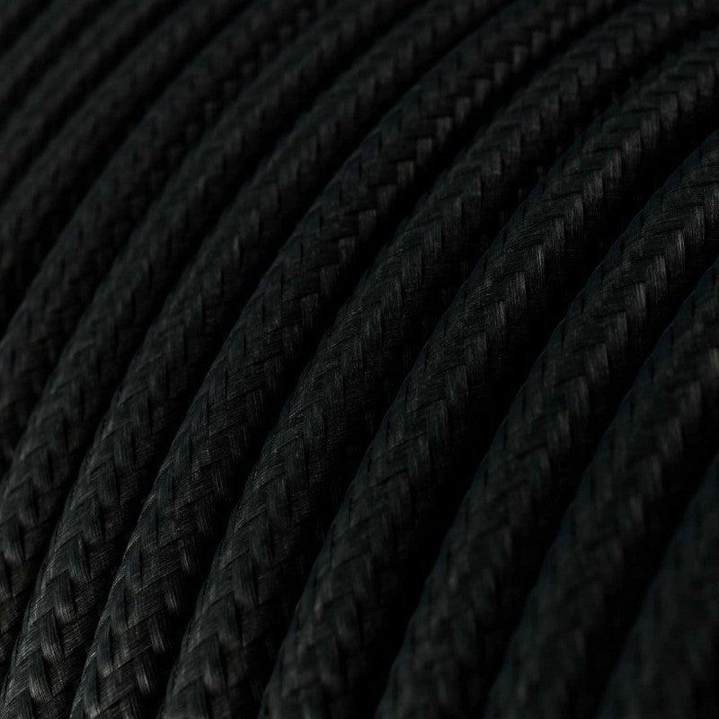 Black Viscose Fabric Cord