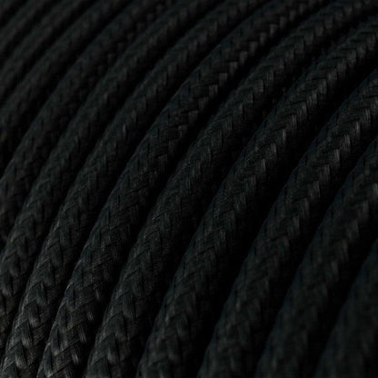 Black Viscose Fabric Cord