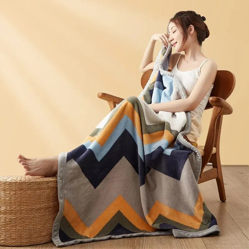 Cozy Flannel Blanket | Thick, Soft & Warm | Year-Round Use