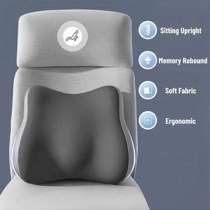 Travel Lumbar Support Cushion – Portable Back Rest