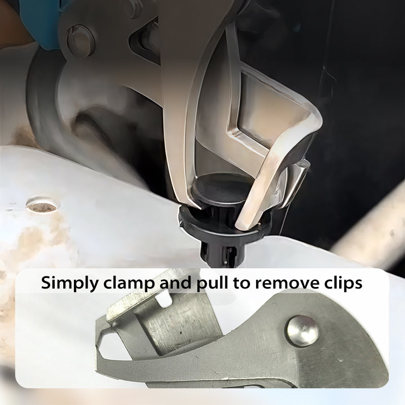 Auto Clip Removal Tool | Scratch-Free Plastic Fastener Pliers | 16.5 cm | Non-Slip Grip