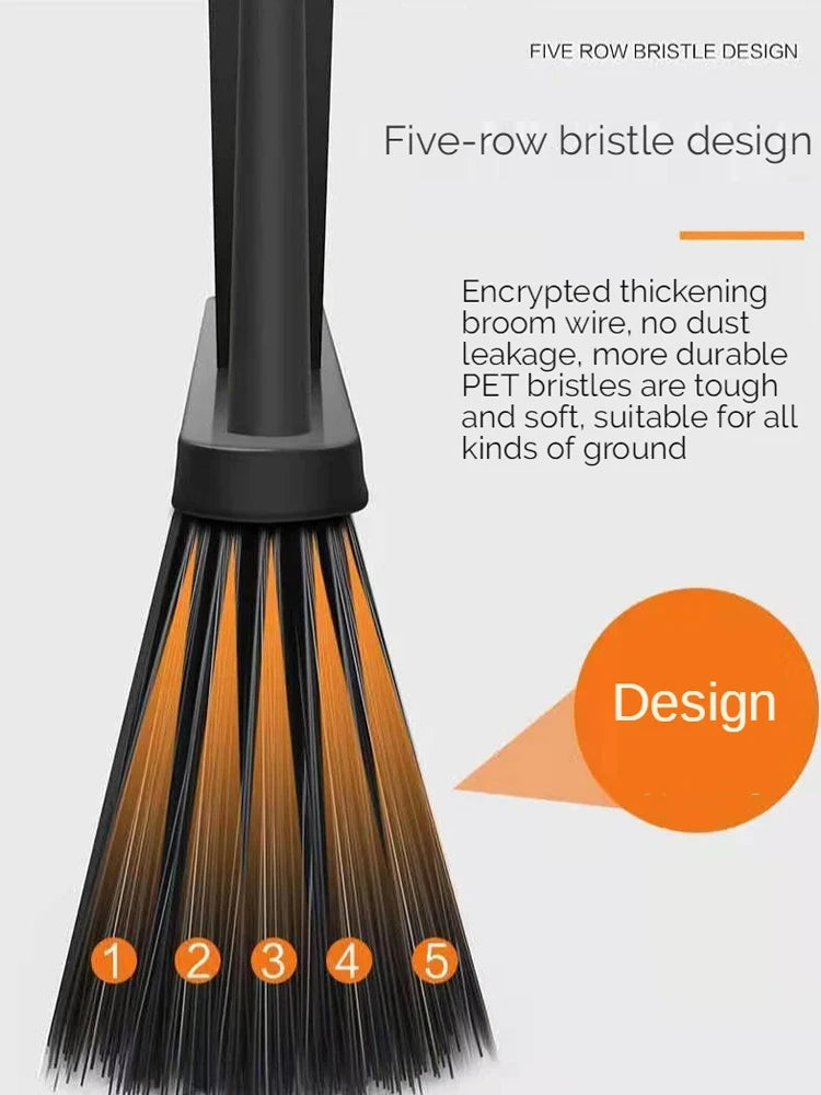 50 cm Garden Broom | Long Handle Sweeper | Durable Outdoor Brush for Yard, Garage, and Pathways