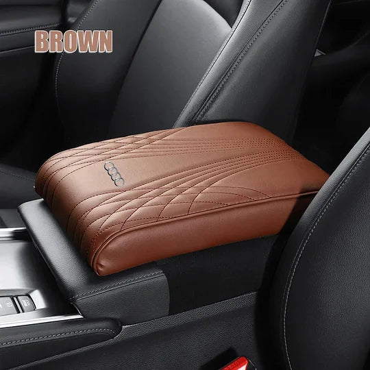 Exclusive Logo Armrest Cover Height Cushion for Car