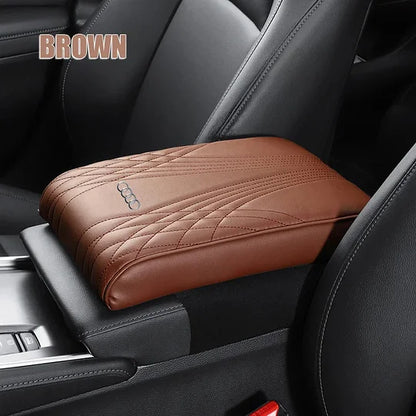 Exclusive Logo Armrest Cover Height Cushion for Car