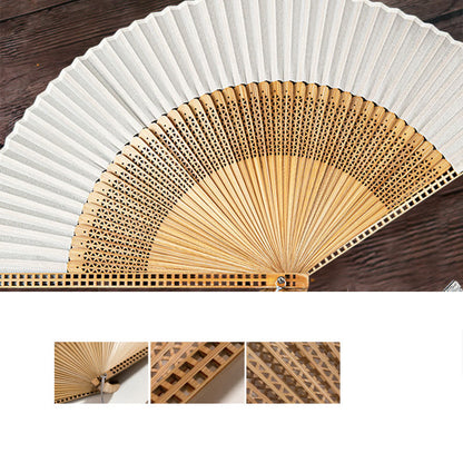Bamboo Silk Handcrafted Fan