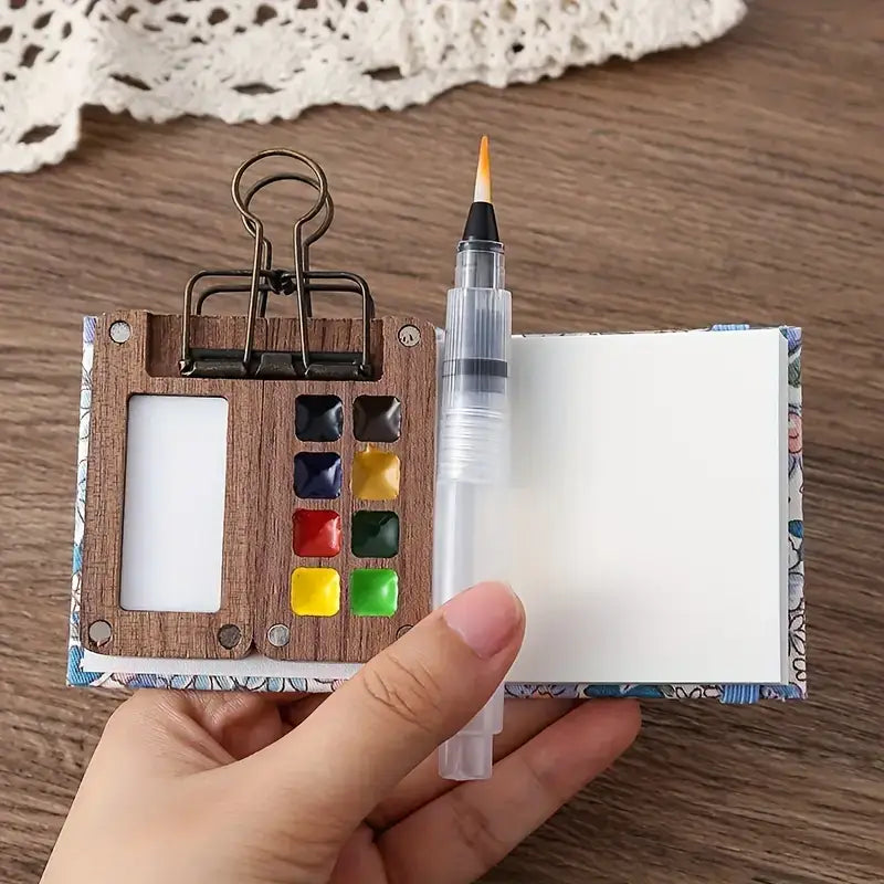 Portable Watercolor Art Set | Paint Anywhere, Anytime