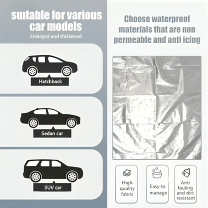 Car Windshield Cover with Freezing Snow Protection