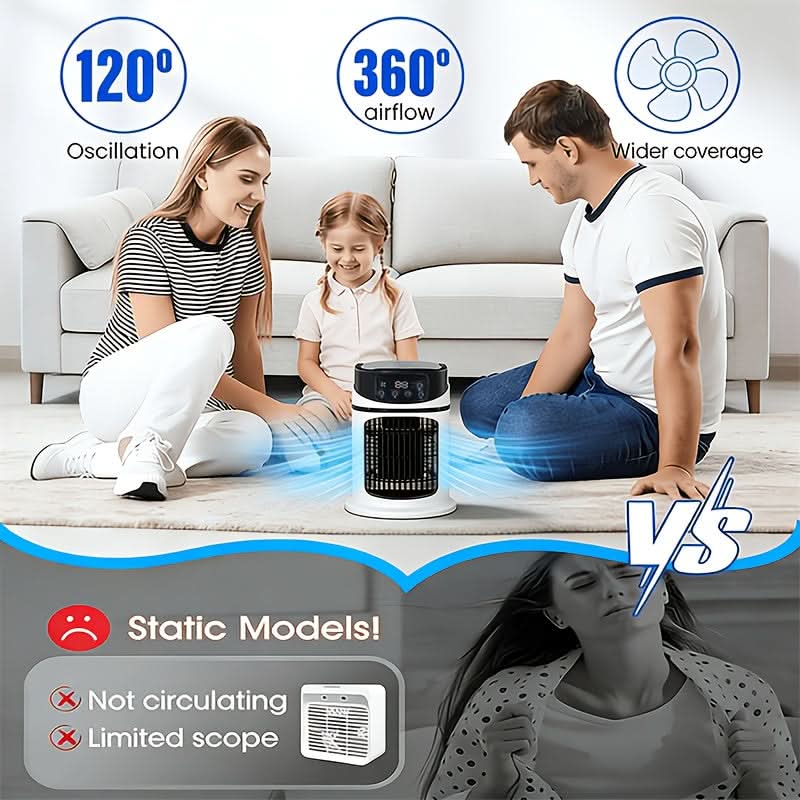Mist Cooling Fan for Refreshing Air Circulation