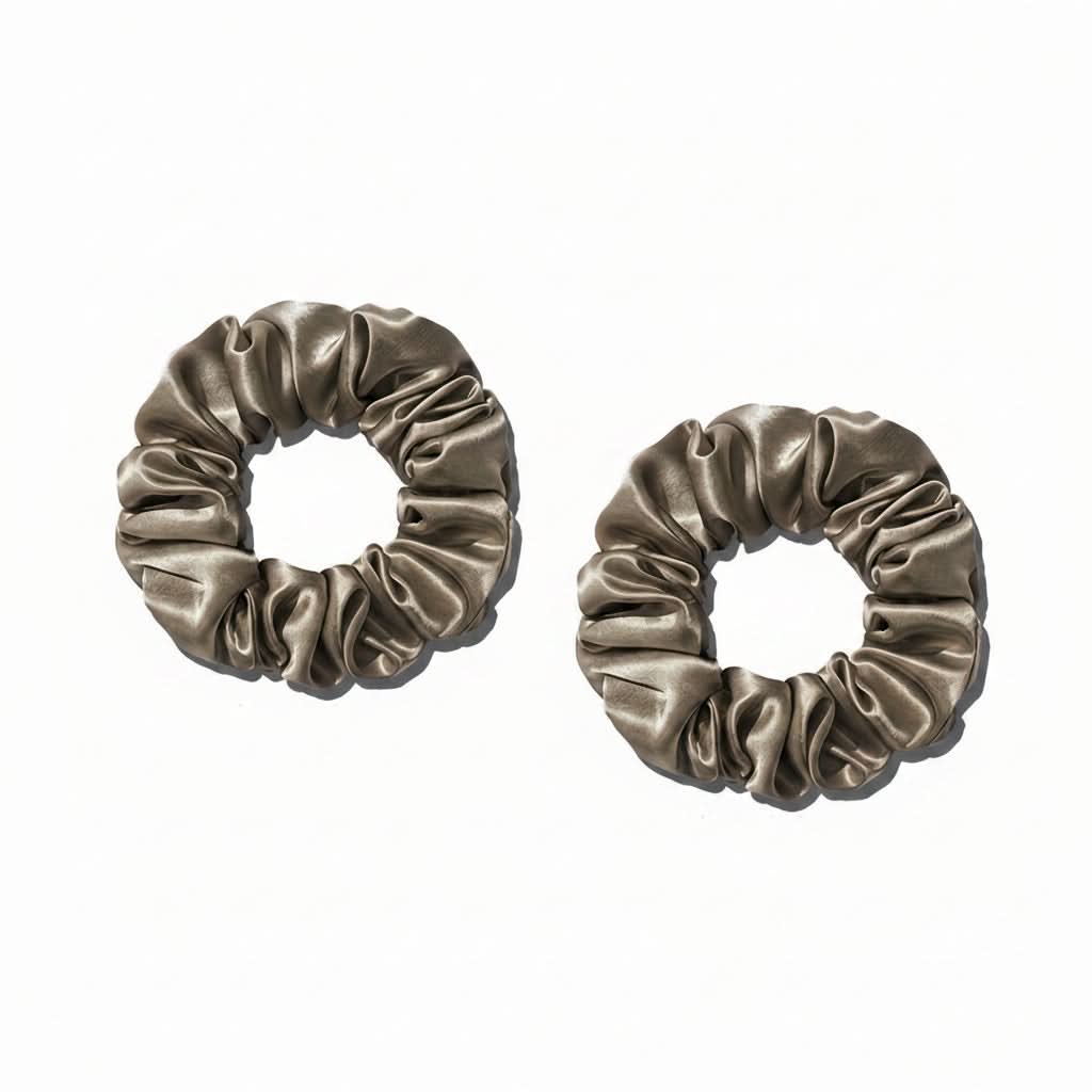 2-Pack Simple Hair Ties for Minimalist Styles