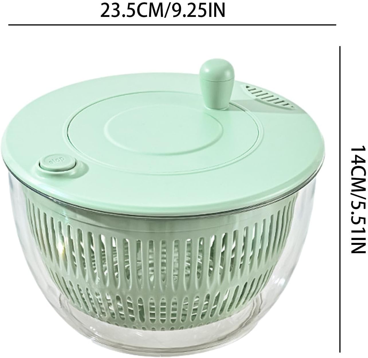 Versatile Salad Spinner with Multi-Cutting Inserts for Effortless Meal Prep