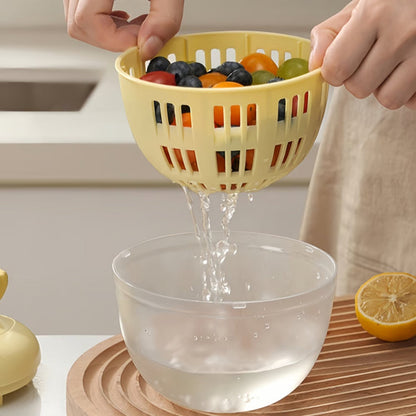 Fresh Leaf Washer – Rinse, Spin, and Store Immediately