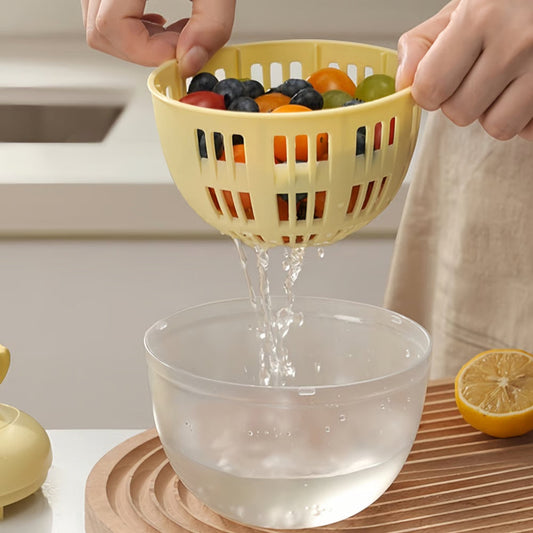 Fresh Leaf Washer – Rinse, Spin, and Store Immediately