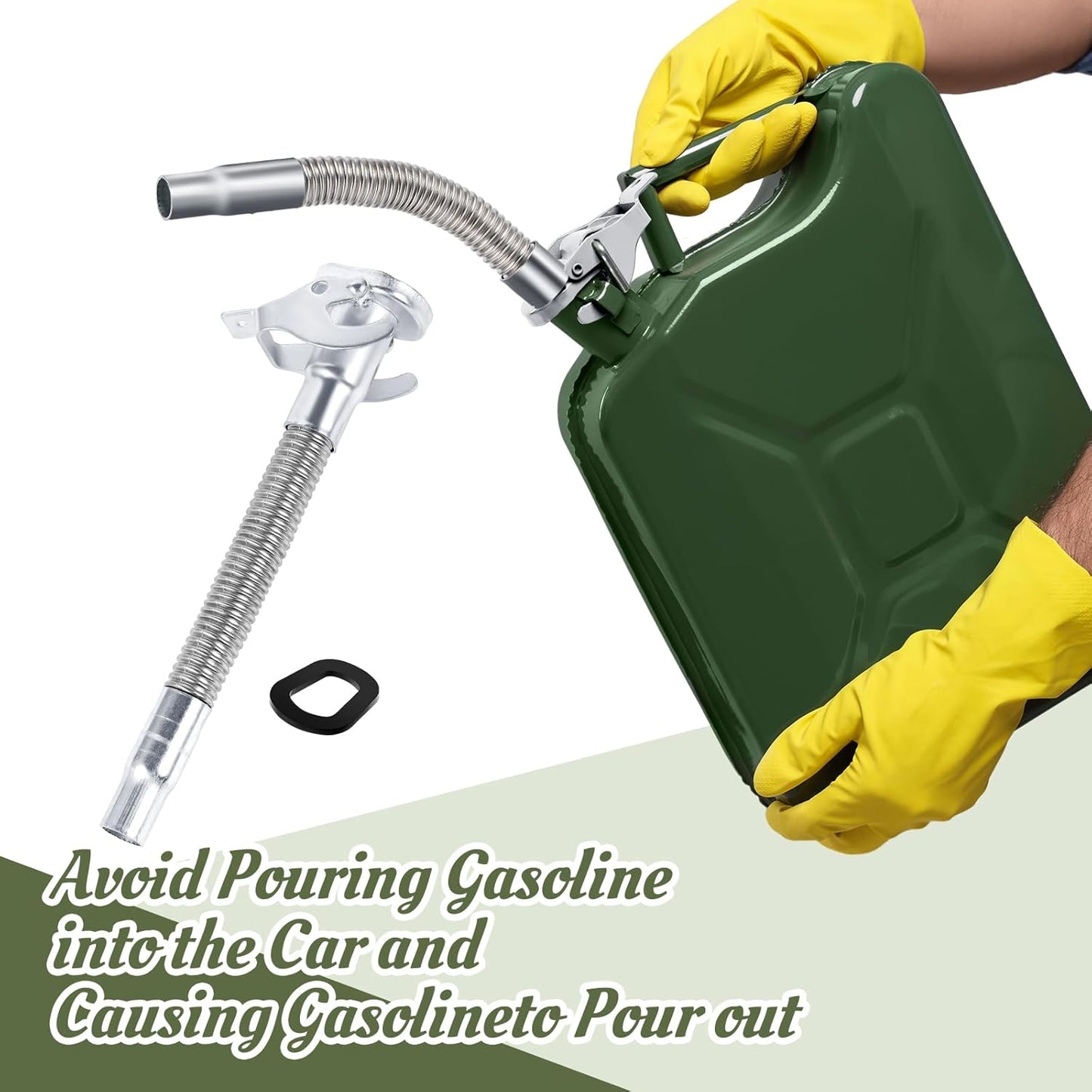 Stainless Steel Fuel Transfer Hose for Effortless Refueling