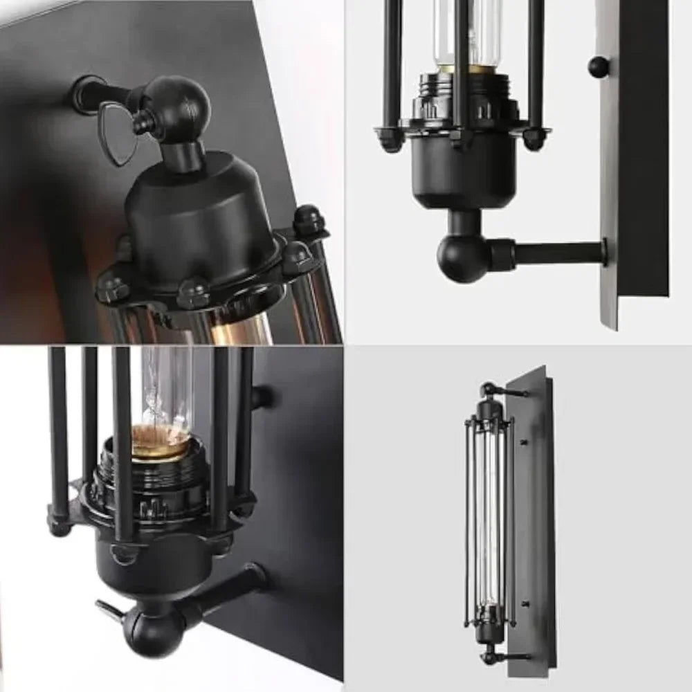 Vintage Edison Style Wall Light | E27 Socket | Industrial Interior Design