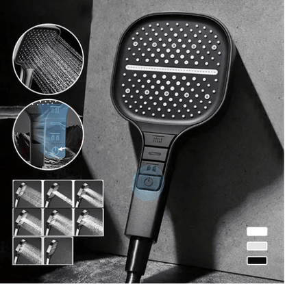 Modern Shower Head with 7 Adjustable Pressure Settings