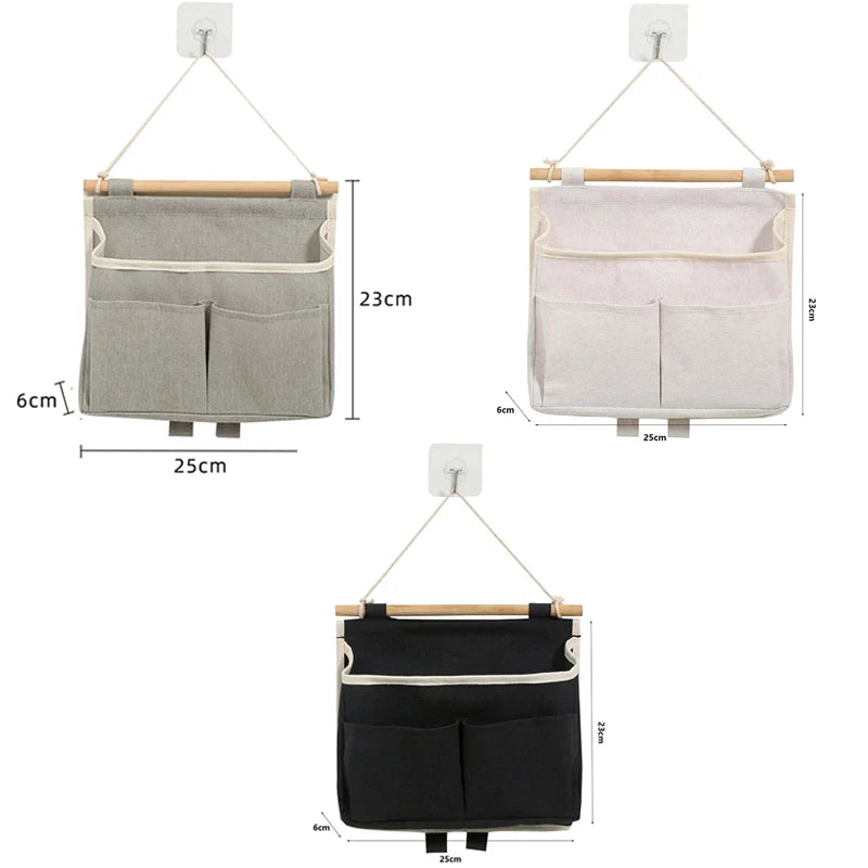 Over-the-Door Hanging Organizer | 2-Tier Storage Bag | Polyester