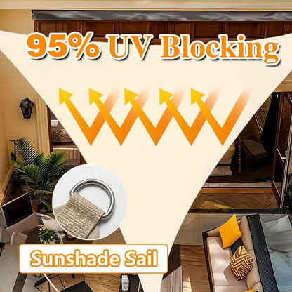 Triangle Sun Shade Sail for Outdoor Use