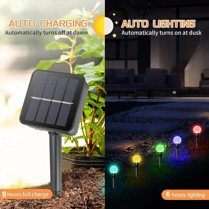 30 LED Solar String Lights | 8 Lighting Modes | Warm White or Multicolor | Perfect for Garden & Pathways