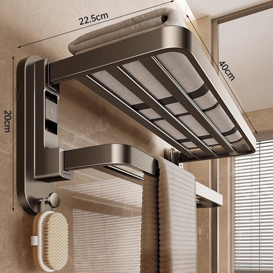 Collapsible Towel Rack with Suction Cups