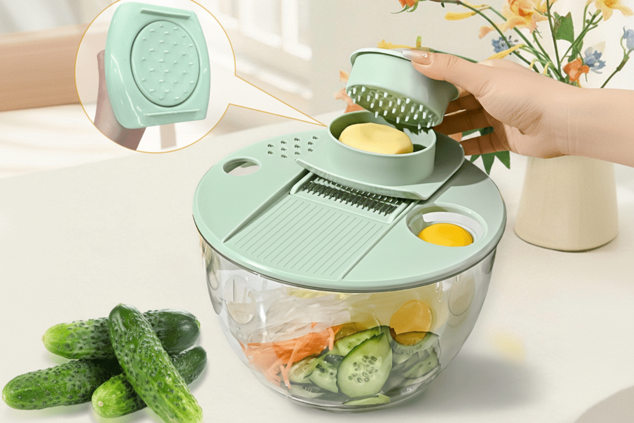 Versatile Vegetable Slicing and Drying Kit