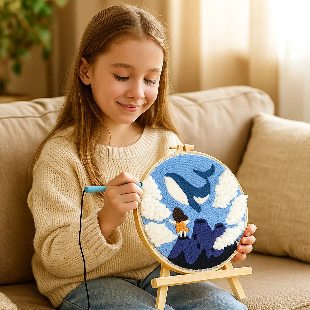Quick Relaxation and Beautiful Embroidery Art Creation