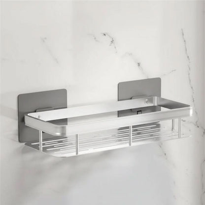 Drill-Free Bathroom Shelf for Stylish and Organized Spaces