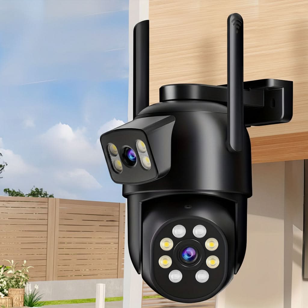 Dual Lens Surveillance Camera