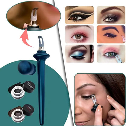 Precision Eyeliner Duo | Curved Tip for Flawless Lines | Waterproof & Long-Lasting | Non-Slip Grip