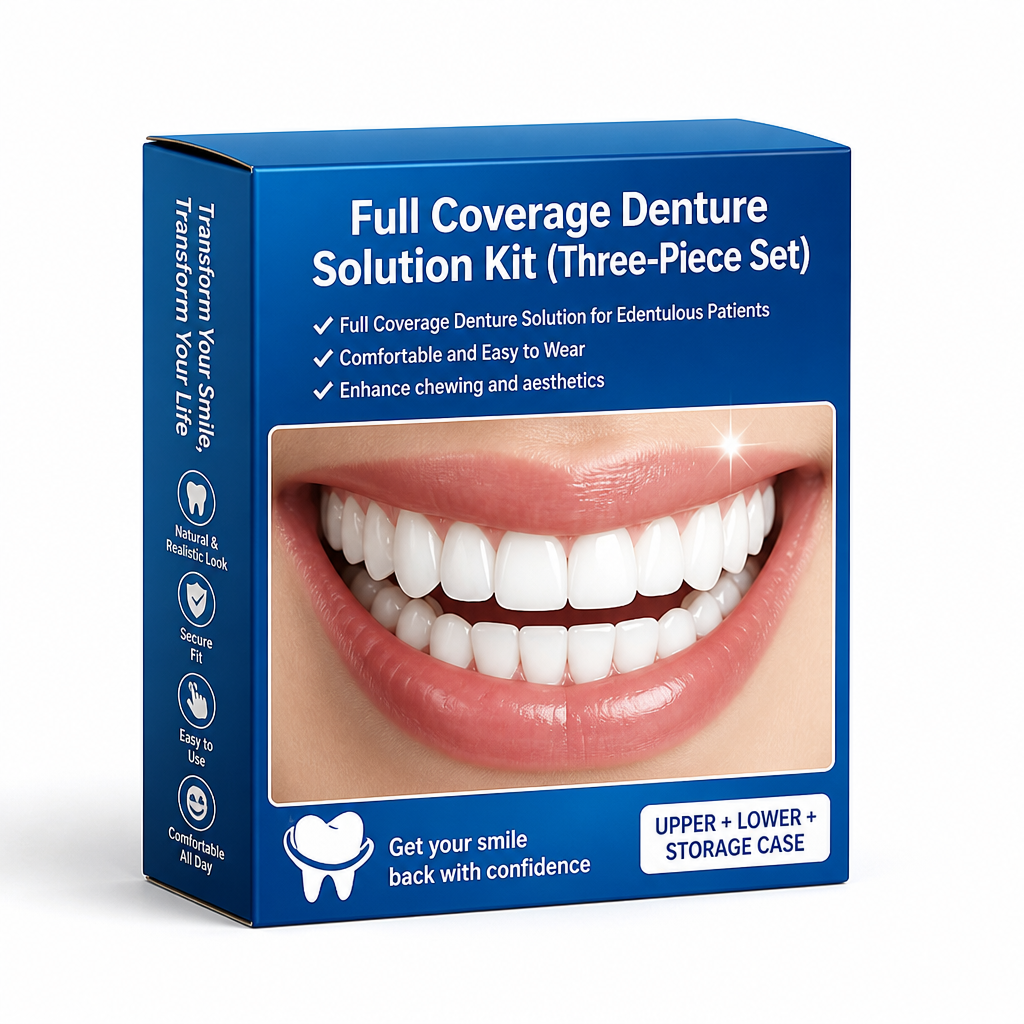 Complete Comfort Denture Set for Enhanced Oral Functionality