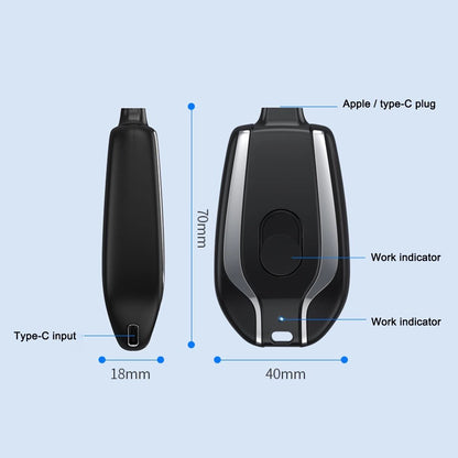 PowerPod - Portable Keychain Charger for Every Adventure
