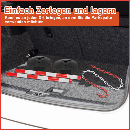 Chain Post with 1.4 m Length for Barrier Setup