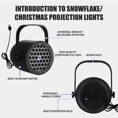 Enchanting LED Projection Light for Year-Round Celebrations