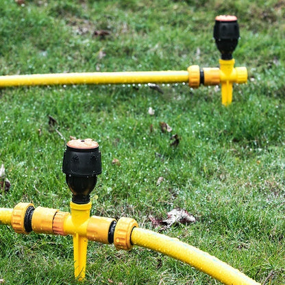All-Angle Automatic Lawn Sprinkler System for Gardens - 65ft Coverage