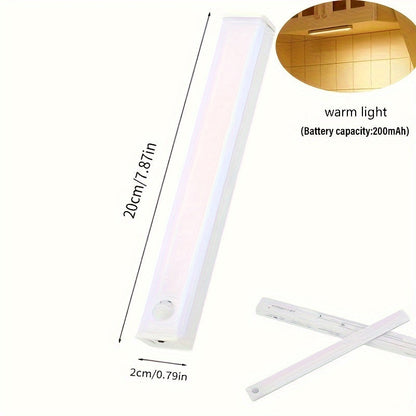 Indoor Cabinet and Wardrobe Light Strip with Rechargeable Motion Sensor