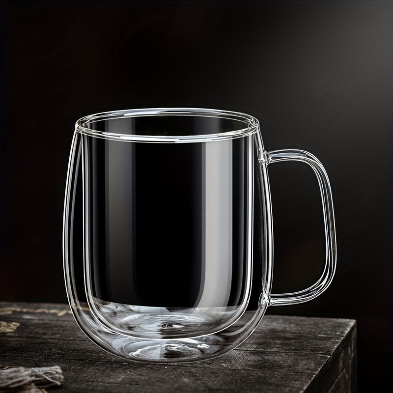 Double-walled Borosilicate Glass Mug – Heat Resistant and Stylish