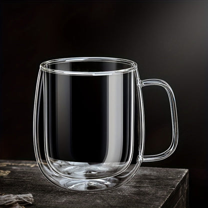 Double-walled Borosilicate Glass Mug – Heat Resistant and Stylish