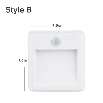 LED Night Light with Motion and Dusk Sensor – Dimmable, Energy Efficient for Bedroom, Hallway & Bathroom – EU Plug