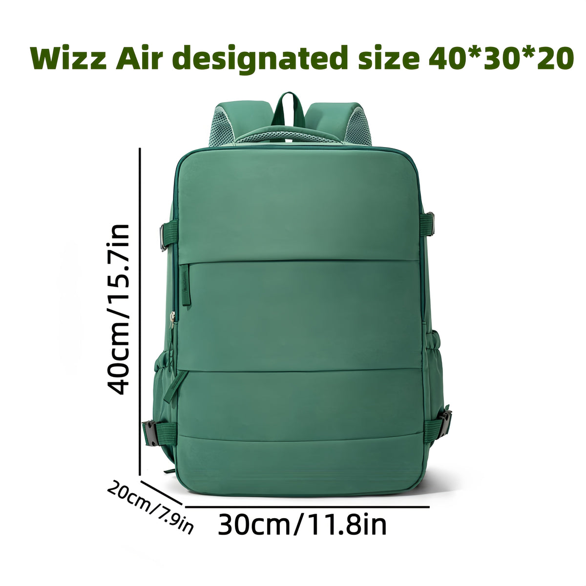 Spacious Travel Backpack with Dedicated Shoe Storage