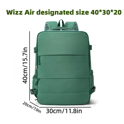 Spacious Travel Backpack with Dedicated Shoe Storage