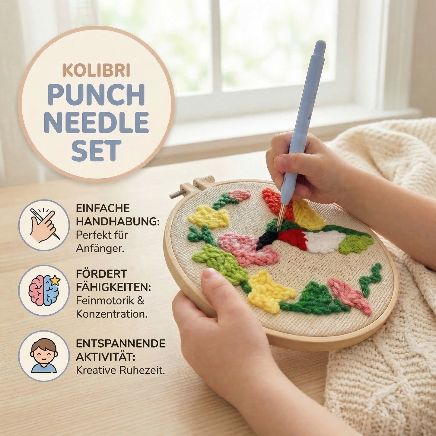 Relaxing Creative Embroidery Kit for Instant Calm