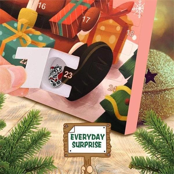 Countdown to Christmas: 24-Day Charm Bracelet Surprise Box