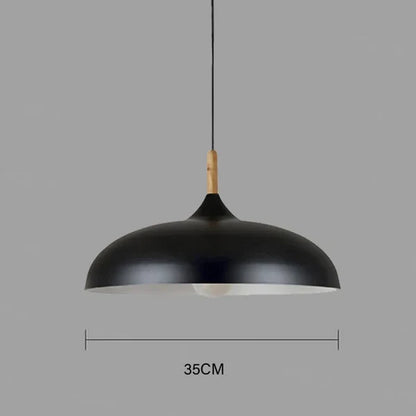 Scandinavian Oak Ceiling Light Fixture - Modern Scandi Design